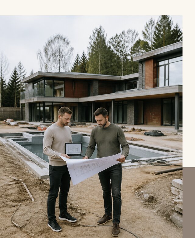 Проектирование индивидуальных домов с бассейном в Курчатове