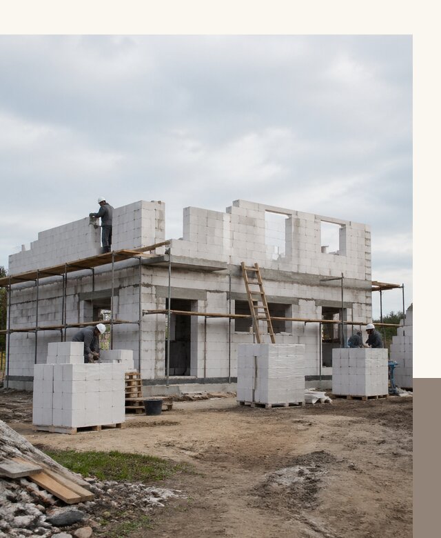 Строительство домов из газобетона в Курчатове под ключ