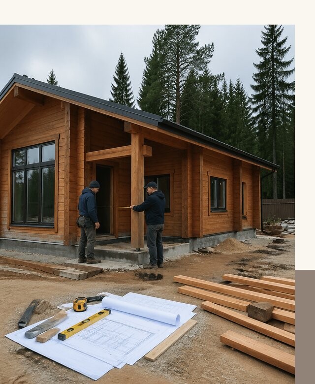 Проектирование одноэтажных бань под ключ по проекту в Курчатове